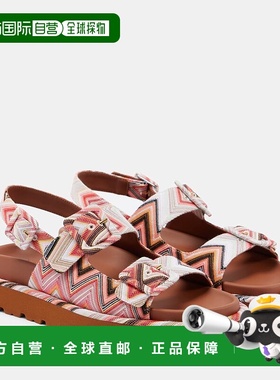 1h可退 香港直邮MISSONI 米索尼 女士 Mia raschel 凉鞋