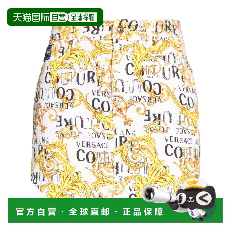 香港直邮versace范思哲女士牛仔半身裙 【付后1h可退】