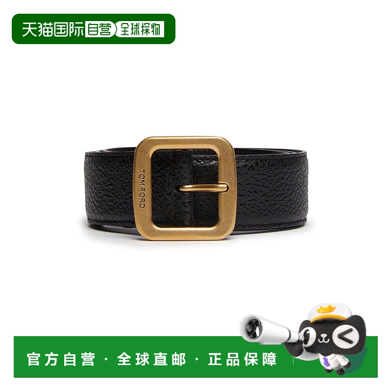 1h可退 香港直邮Tom Ford 汤姆 福特 男士 搭扣腰带 CC5VJBLKLE85