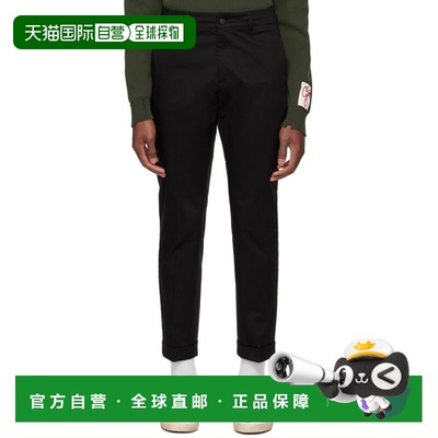 1h可退 香港直邮GOLDEN GOOSE 男士 黑色 Straight 长裤 GMP00811