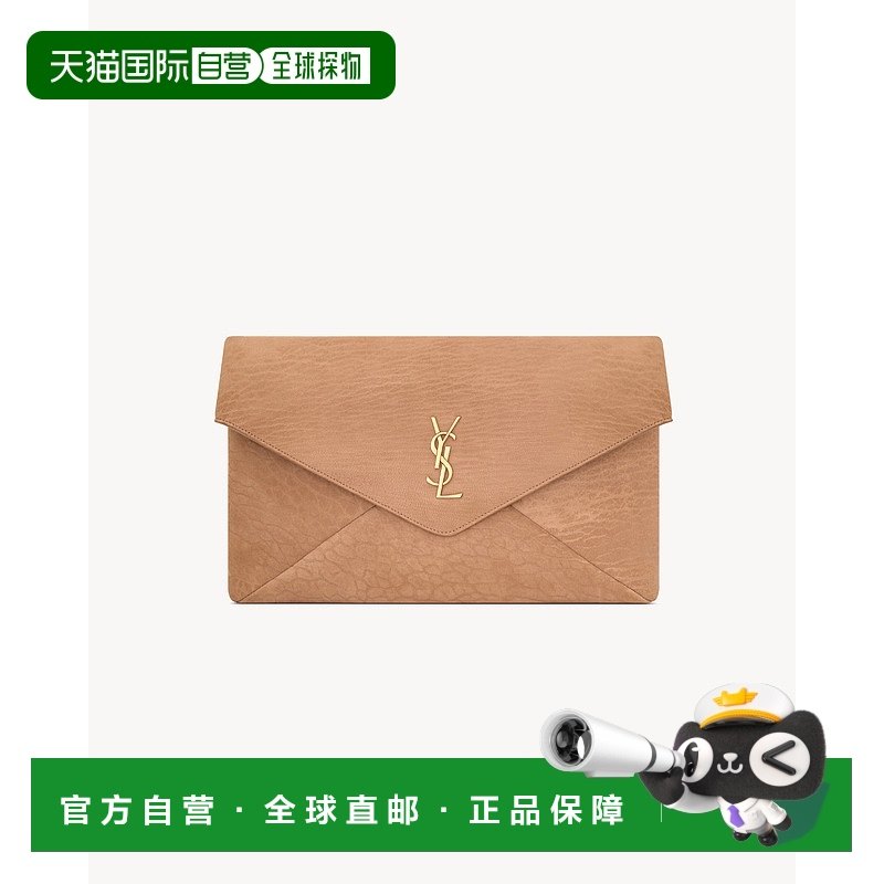 法国直邮！YSL CASSANDRE 大号信封式牛巴革手拿包，尊享奢华品质