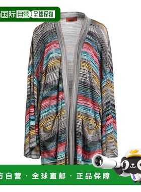 1h可退 香港直邮MISSONI 米索尼 女士 针织开衫 black黑色 舒适时