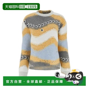 1h可退 香港直邮LOEWE 罗意威 女士 多色弹力羊毛混纺毛衣 S359Y1