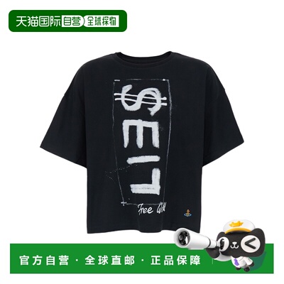 1h可退 香港直邮Vivienne Westwood 圆领T恤 3G01004YJ001M短袖