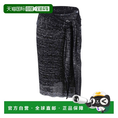 1h可退 香港直邮DIESEL 女士半身裙 A188650BJBR9XX AW2025 黑色
