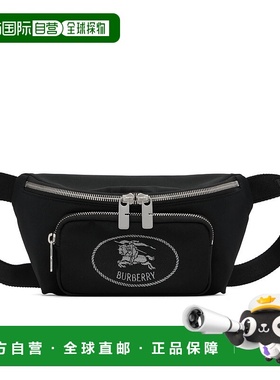 1h可退 香港直邮Burberry 巴宝莉 女士 黑色 Orkney 腰包 8111402