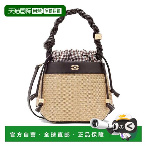 香港直邮GANNI 女士斜挎包 C2080022901 AW2026 花色 徽标单肩包