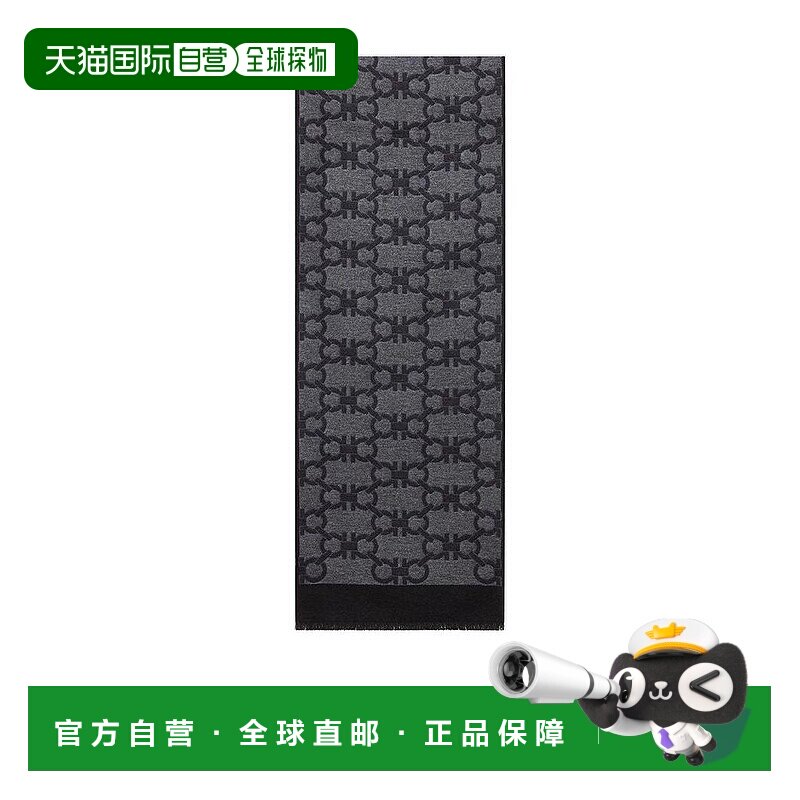 香港直邮Salvatore Ferragamo 徽标围巾 520034时尚高级感 正品