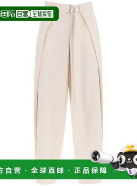 1h可退 香港直邮Ami Paris 女士 束带休闲裤 FTR407VI0007