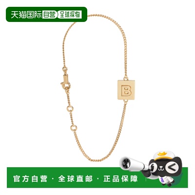 1h可退 香港直邮CELINE 女士项链 46B1B6BRA35OR SS2022 黄色 字B