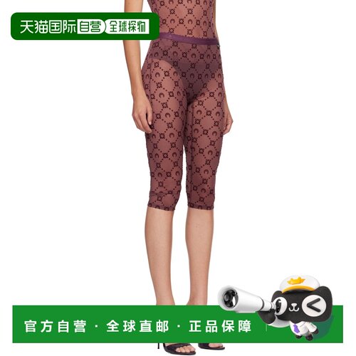1h可退 香港直邮MARINE SERRE 女士休闲裤 WPA157BCJER0005PU70 S