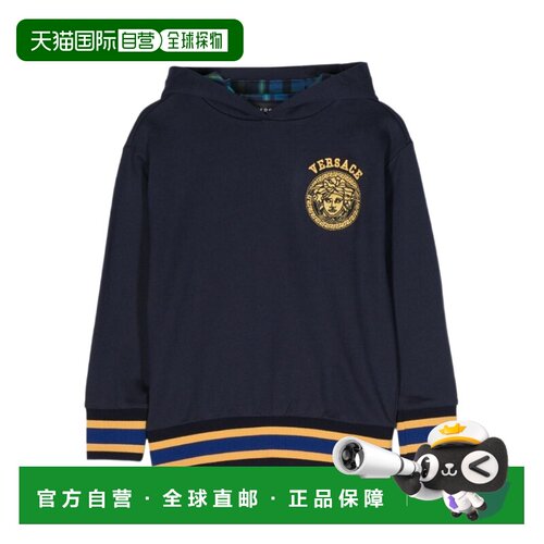 香港直邮Versace logo图案卫衣 10104591A07555 支付后1h可退