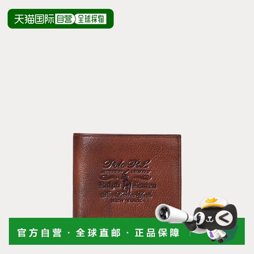 自营欧洲直邮RALPH LAUREN拉夫劳伦PoloHeritage皮革钱包