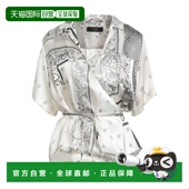 舒适时尚 1h可退 真丝上衣 beige米色 香港直邮AMIRI 女士