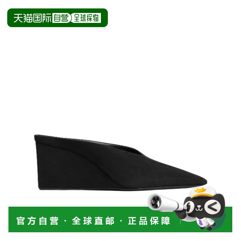 1h可退 香港直邮Alaia 尖头坡跟鞋 AA3M104C0H53高跟鞋拖鞋半拖鞋