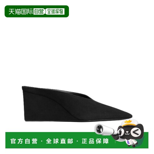 1h可退 香港直邮Alaia 尖头坡跟鞋 AA3M104C0H53高跟鞋拖鞋半拖鞋