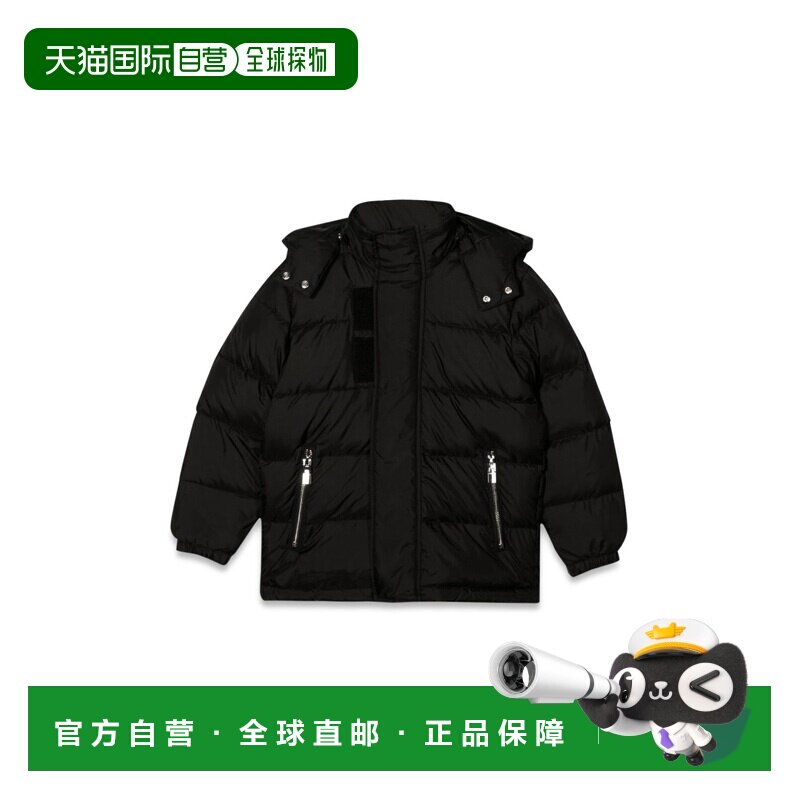 香港直邮Givenchy 纪梵希 男童 长款连帽羽绒夹克童装 H26107K09B