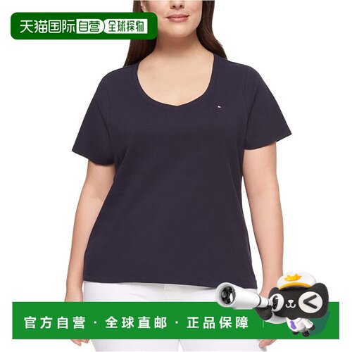 美国直邮TommyHilfiger汤米 希尔费格女士T恤 【付后1h可退】