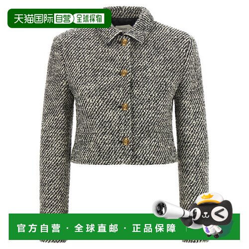 香港直邮VERSACE 女士外套 10269391A192342BS70 AW2026 黑色