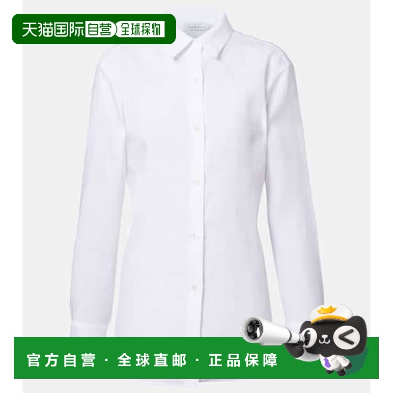 香港直邮Gabriela Hearst 女士 Reyes 亚麻衬衫 white白色 舒适时