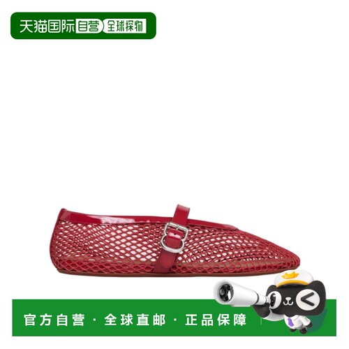 香港直邮ALAIA 女士休闲鞋 AA3A029TK007U18 AW2026 红色 渔网芭