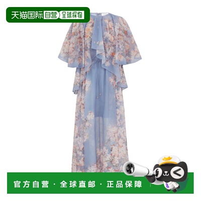 1h可退 香港直邮ZIMMERMANN 女士连衣裙 3205DSS255TEALBLUEBOTAN