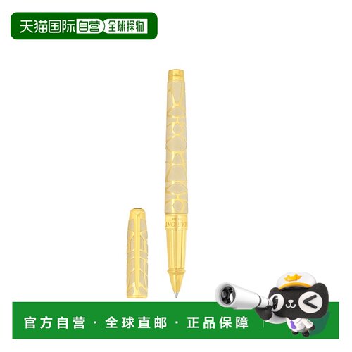 自营欧洲直邮S.T. Dupont都彭 Line d eternity金色黄铜Kong纹饰