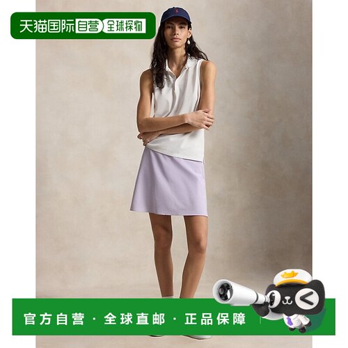 自营欧洲直邮Ralph Lauren拉夫劳伦 女士淡紫色按扣高性能裙裤