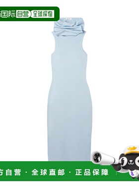 香港直邮Alaia 连帽弹力针织连衣裙 AA9R24305M546