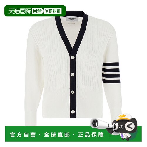 香港直邮Thom Browne 纽扣针织开衫 MKC520AY3014 【付后1h可退】