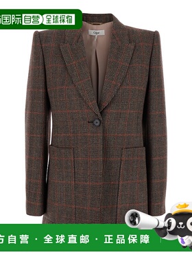 香港直邮Chloe 蔻依 女士 刺绣羊毛西装外套 CH25AVE53097