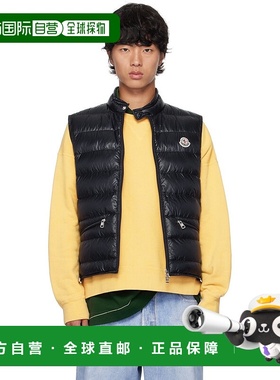 香港直邮Moncler 盟可睐 男士 海军蓝 Gui 羽绒马甲 J20911A10700