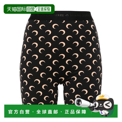 1h可退 香港直邮Marine Serre 弹性腰带短裤 WSH007A0001