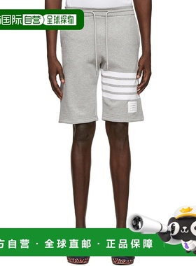 香港直邮Thom Browne 汤姆 布朗 男士 灰色 Engineered 4-Bar 短
