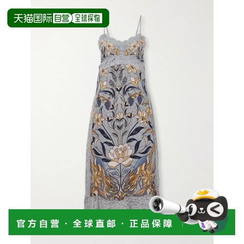 香港直邮FARM RIO 女士 Stained Glass Beauty 印花凸纹花边蕾丝