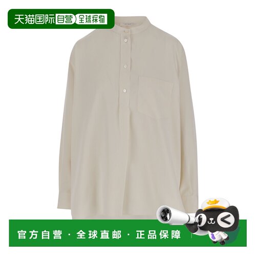 1h可退 香港直邮THE ROW 女士衬衫 8711W3696NAR SS2025 米白色