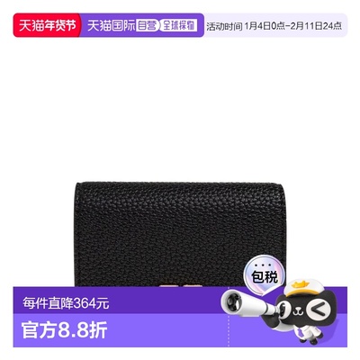 1h可退 香港直邮GANNI 甘尼 女士 翻蓋卡包 A7304 black黑色 舒适