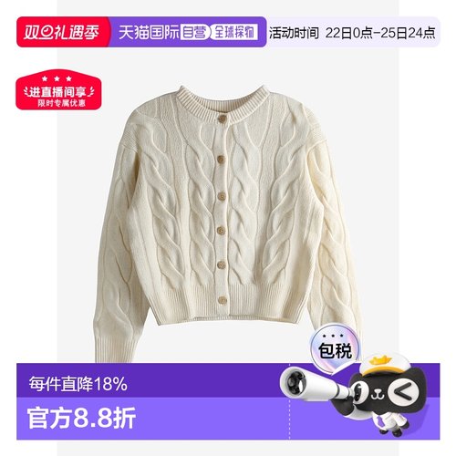 【自营】海外直邮拉夫劳伦polo ralph lauren 女士长袖圆领套头毛