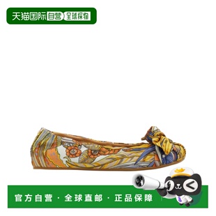 01L254 蝴蝶结芭蕾舞平底鞋 香港直邮Salvatore Ferragamo