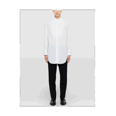 香港直邮Jil Sander 前胸饰长袖棉质府绸衬衫 J23DL0006-J45001
