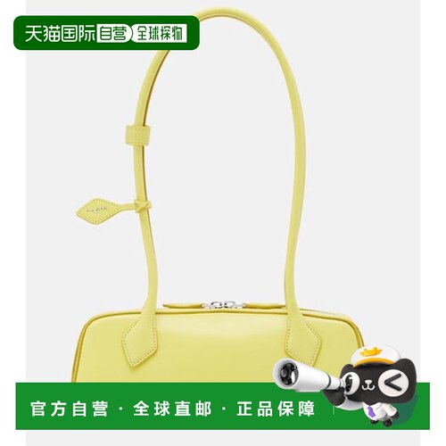 香港直邮alaia 女士 Le Teckel 小号皮革肩包 yellow黄色 舒适时