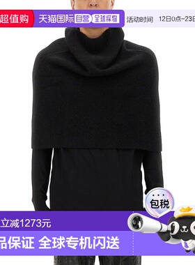 1h可退 香港直邮rick owens 瑞克 欧文斯 男士 针织披肩 RR02E149