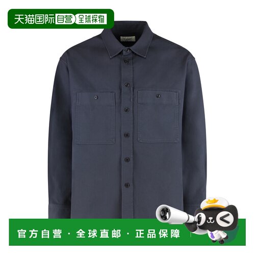 欧洲直邮LEMAIRE 男士衬衫 OV1025LF1452BK871 SS【付后1h可退】