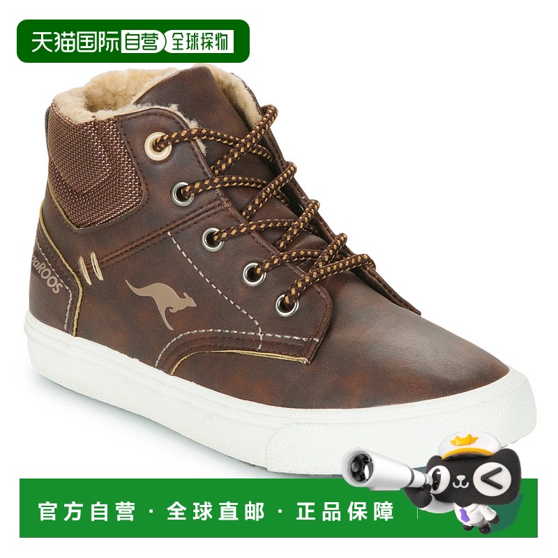 欧洲直邮Kangaroos  Kavu X 男童鞋子高帮板鞋 18769-3011