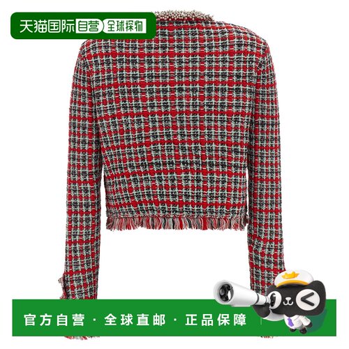 香港直邮SELF-PORTRAIT 女士外套 AW26146JRRED A【付后1h可退】