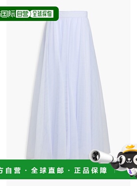 1h可退 香港直邮ZIMMERMANN 女士 褶皱薄纱长款半身裙 2423SR25RL