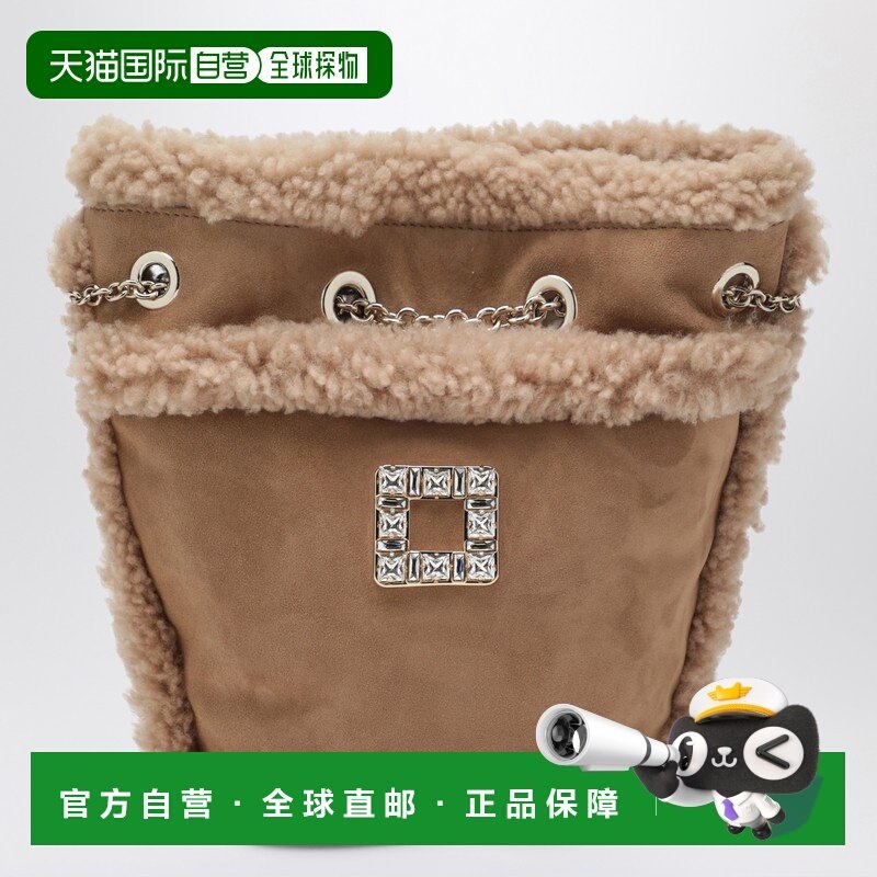 香港直邮ROGER VIVIER 罗杰 维维亚 女士 TReS VIVIER 绒面革毛羊