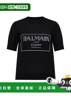 1h可退 香港直邮BALMAIN 女士T恤 EF1KA115KH87EAB AW2025 黑色 T
