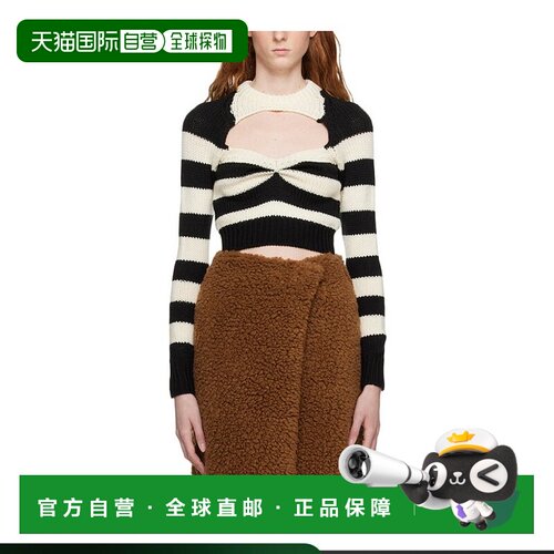 香港直邮Marni 徽标长袖套衫 GCMD0393Q1UFWH09