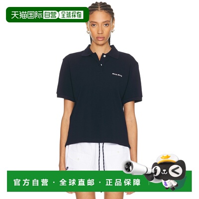 香港直邮Miu Miu 缪缪 女士 Cotone Piquet 上衣 MJN535女装